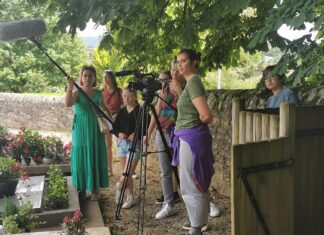 l'association en plein tournage