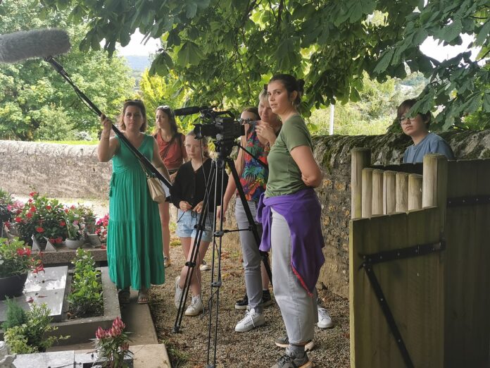 l'association en plein tournage