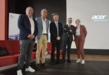 Christian Morel et Patrick Ayache, vice-présidents du conseil régional, Nicolas Onimus Sous-préfet de l'arrondissement de Pontarlier, Laurent Kompf Directeur départemental adjoint de la DDT et Océane Lachaussée Directrice de la planification à la DREAL Bourgogne Franche-Comté