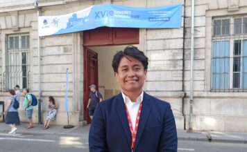 Besançon. Congrès mondial : un professeur mexicain raconte son expérience Luis Enrique Texis Diego, jeune professeur de français au Mexique