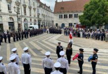 La police Nationale au centre-ville à Besançon