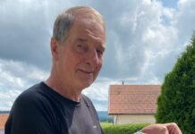 Jean-Louis Perrin, co-créateur de la fresque végétale à Longeville pour le Tour de France