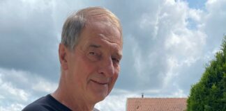 Jean-Louis Perrin, co-créateur de la fresque végétale à Longeville pour le Tour de France