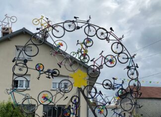 Tour de France 2025. En images : les communes se préparent à accueillir la 20e étape Roue de vélo à Pontarlier