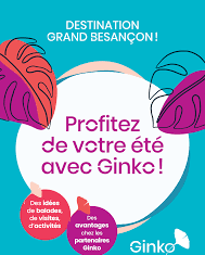 Grand Besançon. Des lignes Ginko spéciales pour profiter des vacances affiche ginko