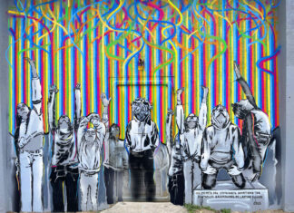 fresque murale aux Pareuses