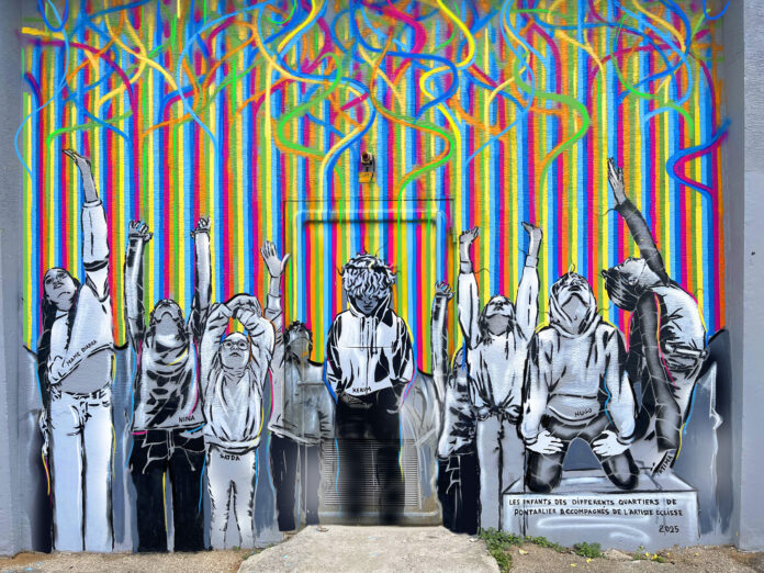 fresque murale aux Pareuses