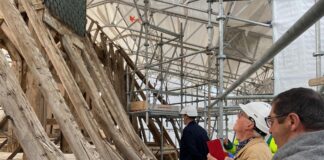 Travaux au sein du Château de Joux