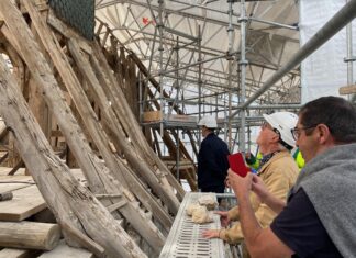 Travaux au sein du Château de Joux
