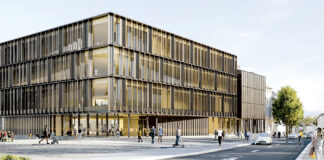 modélisation de la Bibliothèque universitaire et communautaire de Grand Besançon