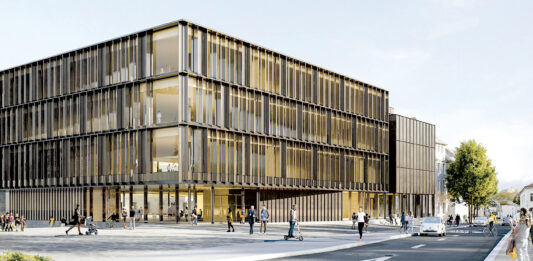 modélisation de la Bibliothèque universitaire et communautaire de Grand Besançon