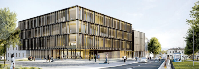 modélisation de la Bibliothèque universitaire et communautaire de Grand Besançon