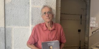 Jean-Luc Dufay avec son livre