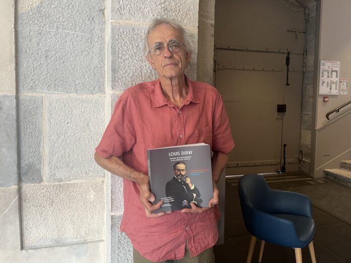Jean-Luc Dufay avec son livre