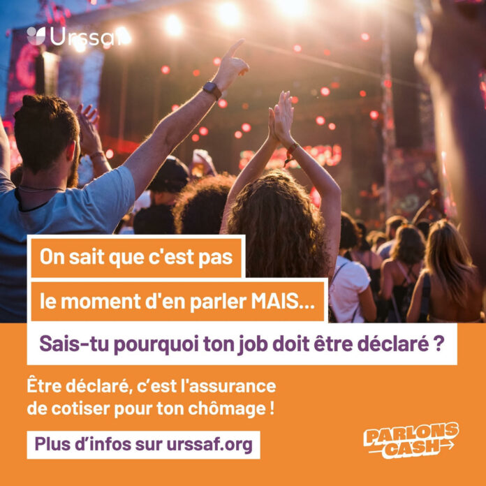 affiche de l'Urssaf