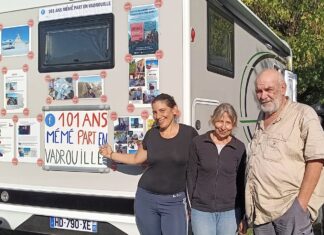 Besançon. Fiona Lauriol fait étape pour lutter contre l’isolement des seniors Fiona Lauriol et ses parents