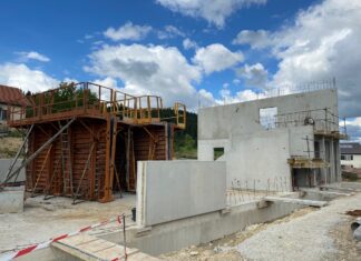 travaux de la maison de santé