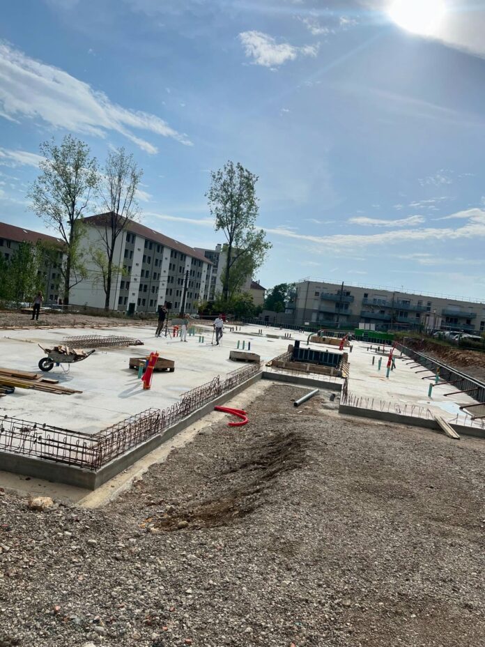 travaux aux Orchamps à Besançon