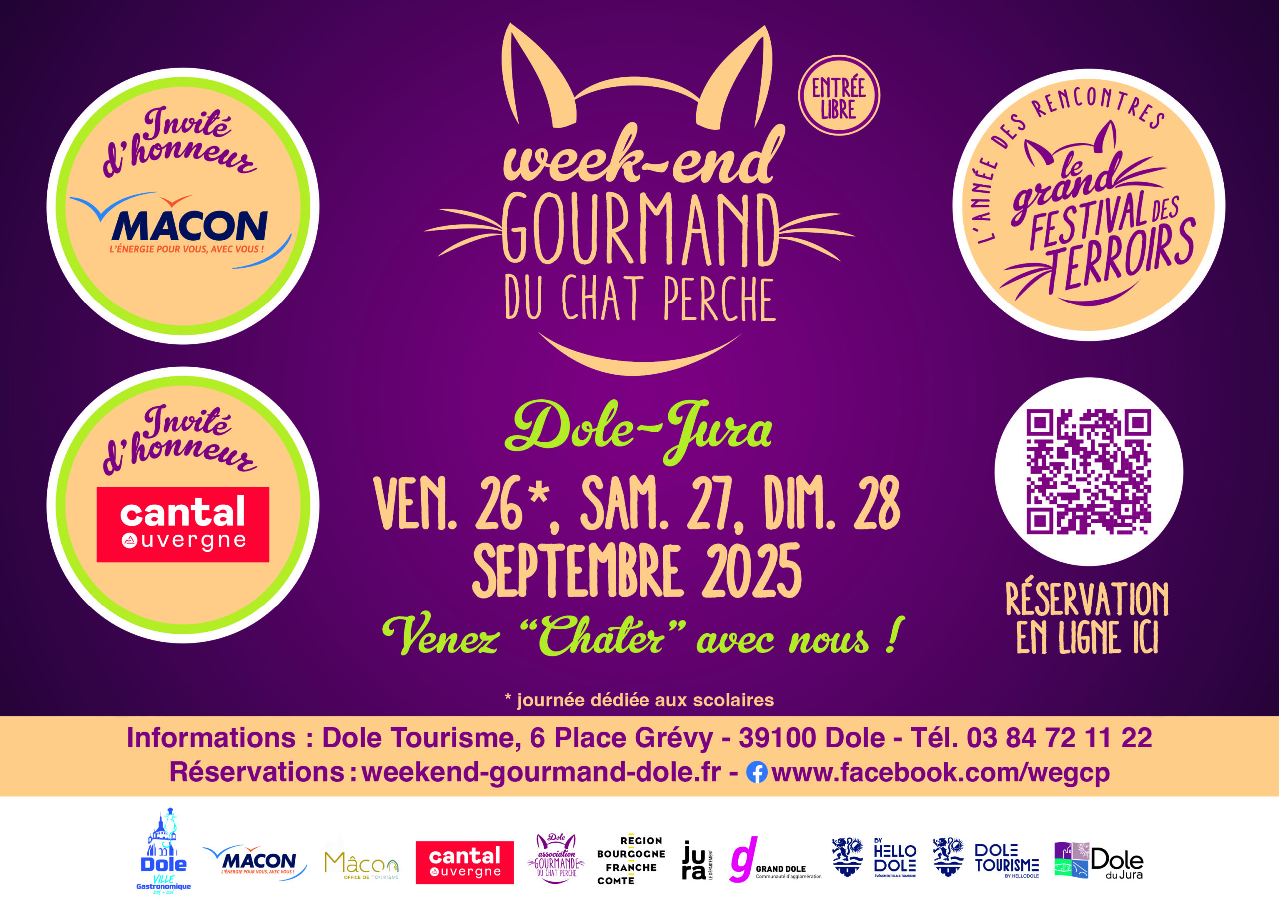 weekend gourmand du chat perché Dole