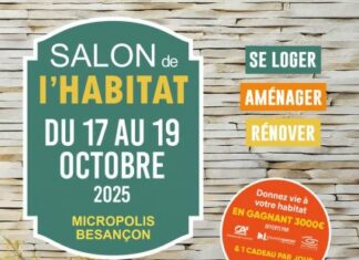 Besançon. Trois jours pour se loger, rénover et aménager son habitation à Micropolis affiche du Salon de l’Habitat