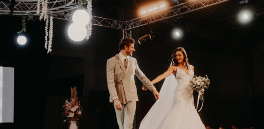 Défilé lors du salon des mariés