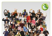 Besançon. Les commerçants, moteurs de la transition écologique ? une partie des 130 commerçants du réseau "commerce éco-engagé" de Besançon