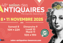affiche du salon des antiquaires