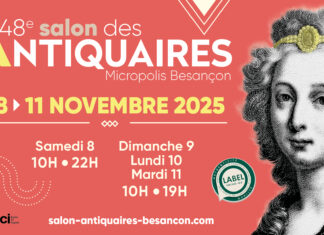 affiche du salon des antiquaires