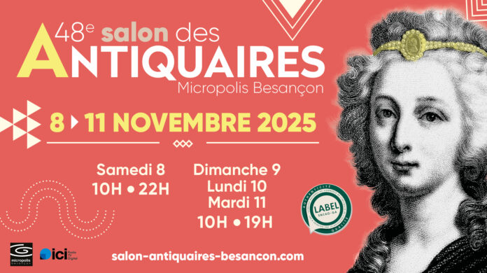 Besançon. Salon des Antiquaires affiche du salon des antiquaires