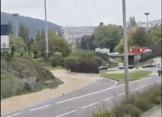 Besançon. Fuite d’eau sur la RN57 : les deux voies sont rouvertes entre Micropolis et l’Amitié