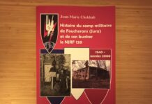 couverture du livre "Histoire du camp militaire de Foucherans (Jura) et de son bunker le NJRF 120"