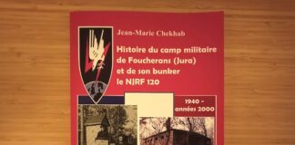couverture du livre "Histoire du camp militaire de Foucherans (Jura) et de son bunker le NJRF 120"