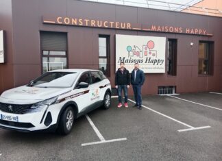 Romain Coppola dirigeant du groupe Coppola et Guy Quenet directeur général de Maisons Happy