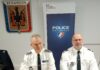 Besançon. Un réseau de livreurs Bangladais démantelé Laurent Perraut, Directeur Interdépartemental de la Police nationale et Patrick Le Barre Commandant divisionnaire de la Police aux frontières