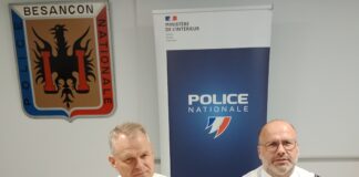 Laurent Perraut, Directeur Interdépartemental de la Police nationale et Patrick Le Barre Commandant divisionnaire de la Police aux frontières