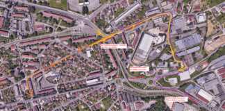 Plan de la déviation