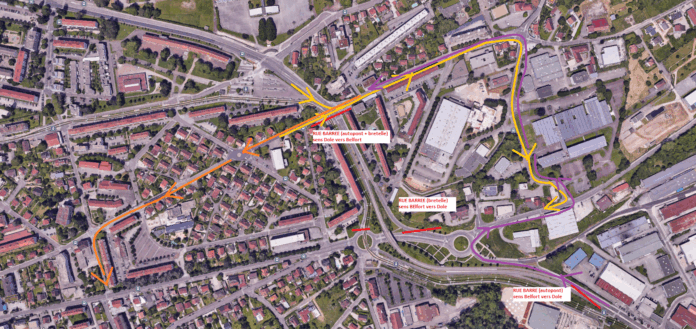 Plan de la déviation
