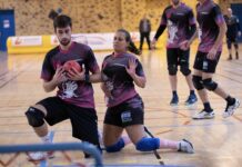 équipe du Tchoukball Club Comtois