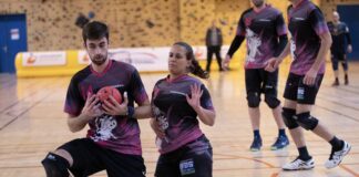 équipe du Tchoukball Club Comtois