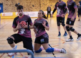 équipe du Tchoukball Club Comtois