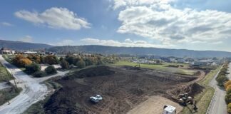 Grand Pontarlier. Le centre aquatique s’appellera “Aqua Ô Doubs” centre aquatique en construction
