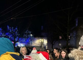 Père Noël à Baume-les-Dames