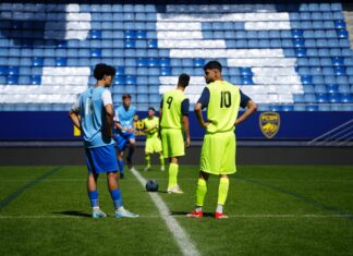 Match de football à Montbéliard