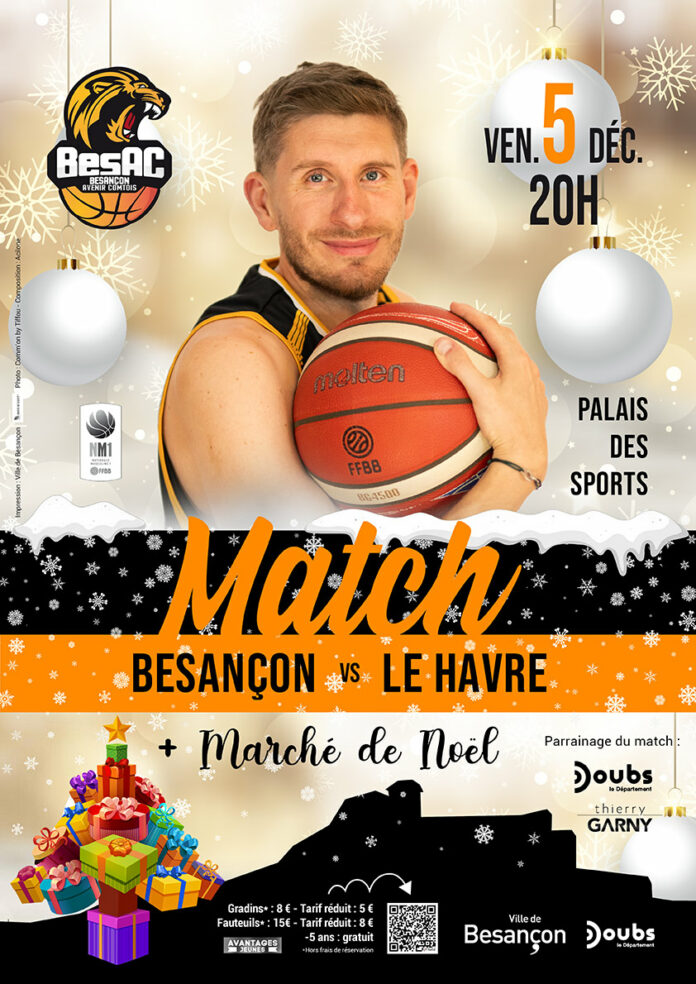 Match BesAC - Le Havre affiche du match
