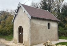 Grand Besançon. À Pirey, les aménagements urbains s’enchaînent La chapelle Notre-Dame du Refuge à Pirey