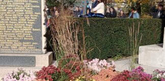 Besançon. 11 novembre aux Glacis sous le soleil armistice besançon