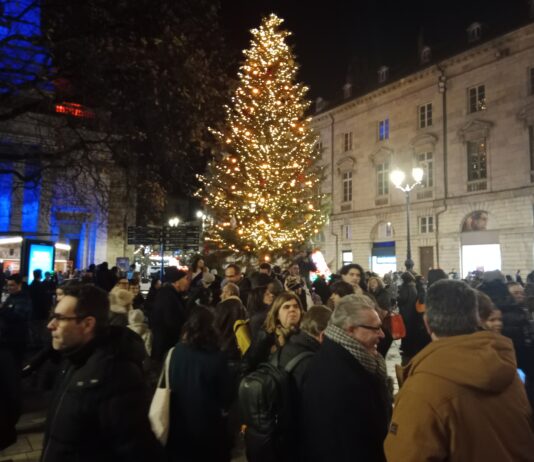 bilan marché de Noël Besançon commerce