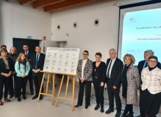 Besançon. Lutte contre les violences faites aux femmes : le Doubs signe un troisième plan départemental Le préfet du Doubs, Rémi Bastille, la présidente du Département, Christine Bouquin, et différents partenaires