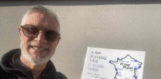 Frédéric Parise avec son livre