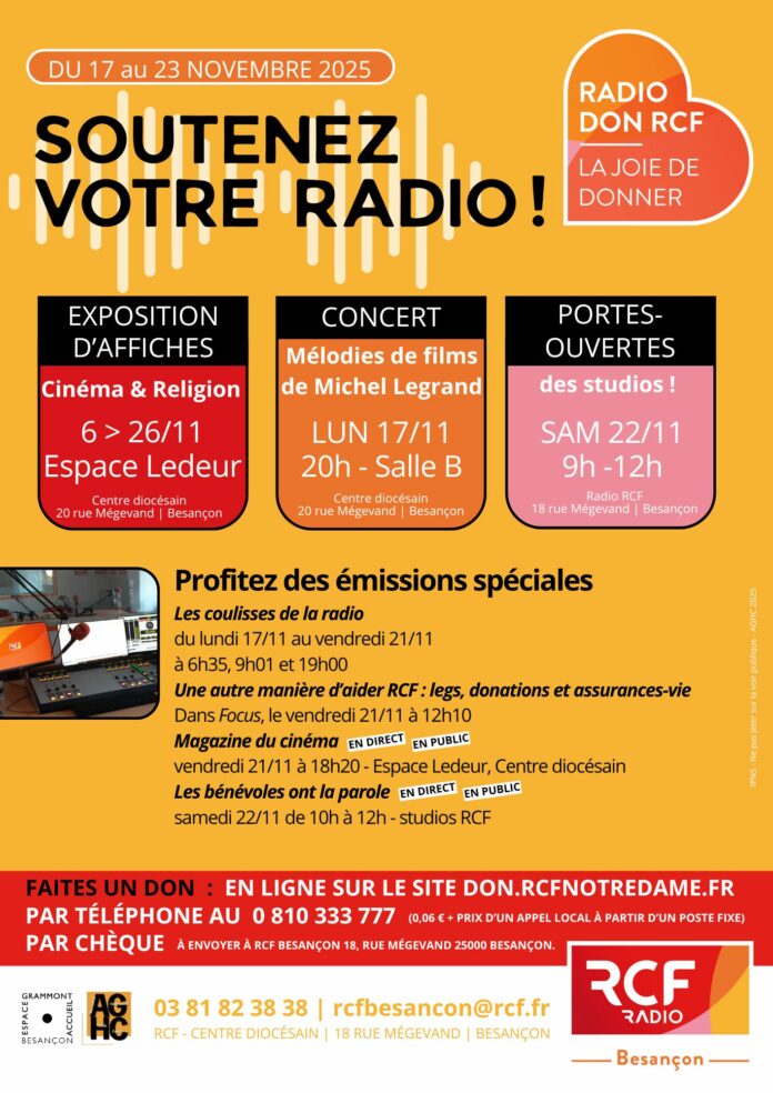 Portes ouvertes RCF Radio Besançon Portes ouvertes RCF Radio Besançon